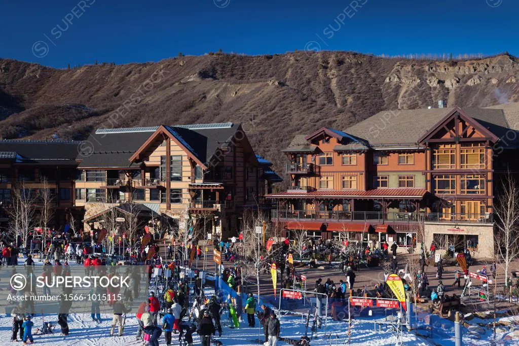 USA, Colorado, Snowmass Village, Snowmass Village Ski Area