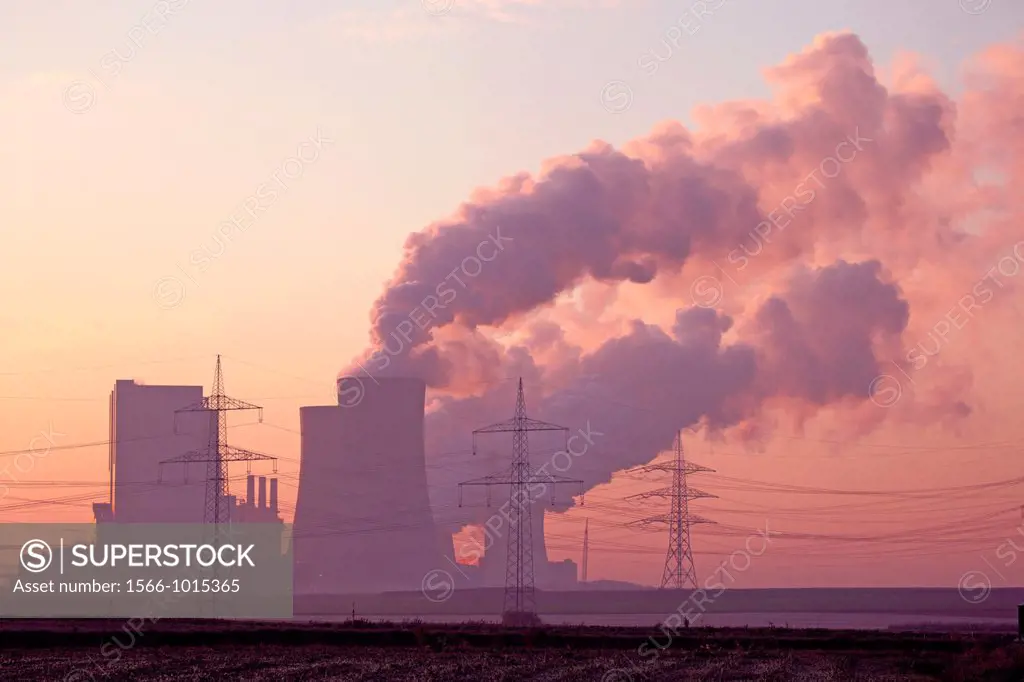Germany, Coal-fired power station, brown coal