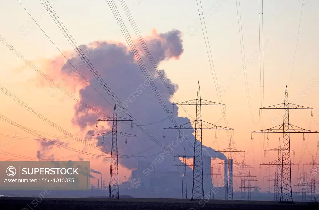 Germany, Niederaussem, Coal-fired power station, brown coal