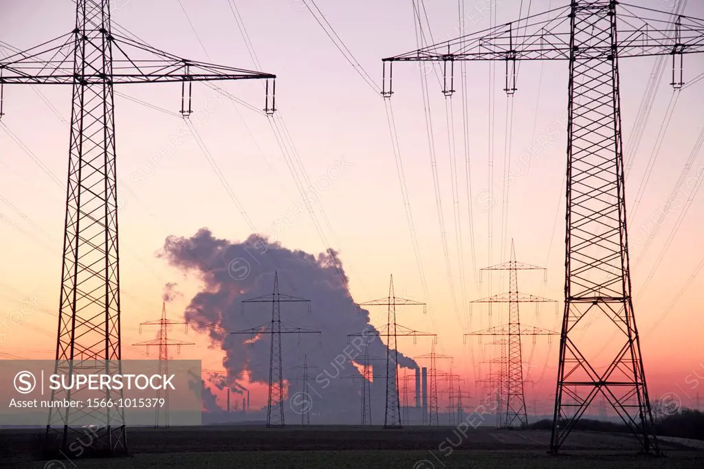 Germany, Niederaussem, Coal-fired power station, brown coal