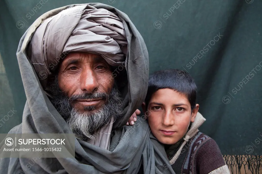 Portrait of an Afghaanse man