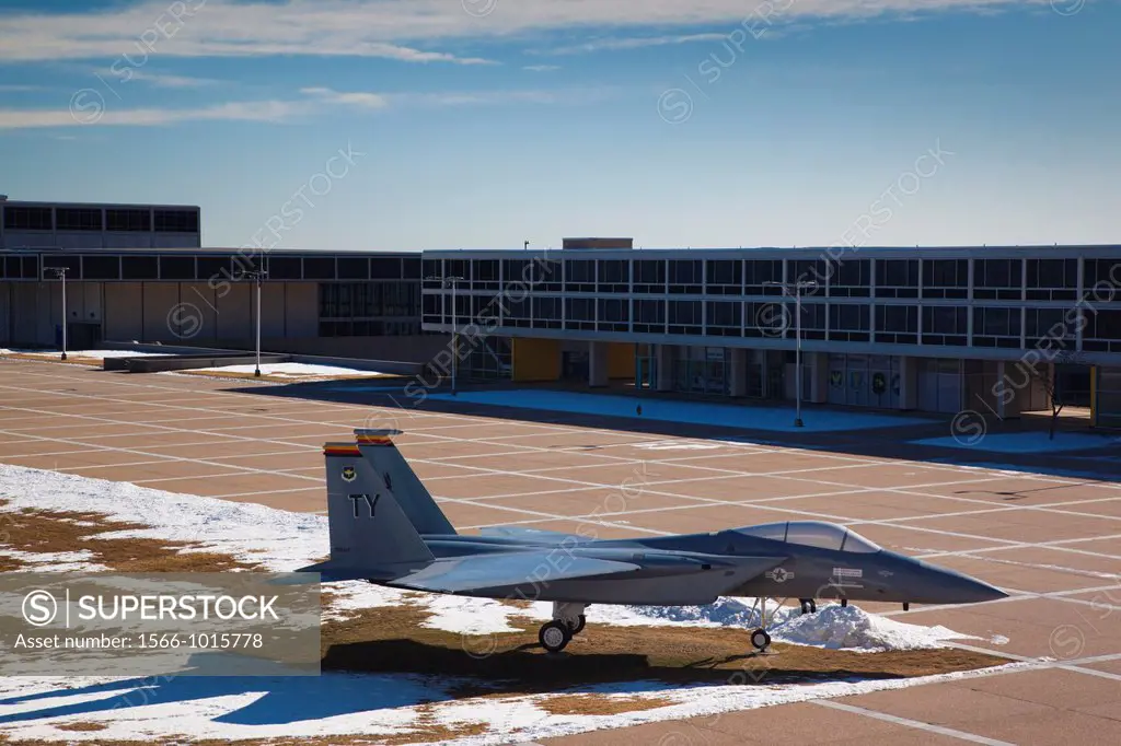USA, Colorado, Colorado Springs, United States Air Force Academy, F-15 Eagle, fighter plane