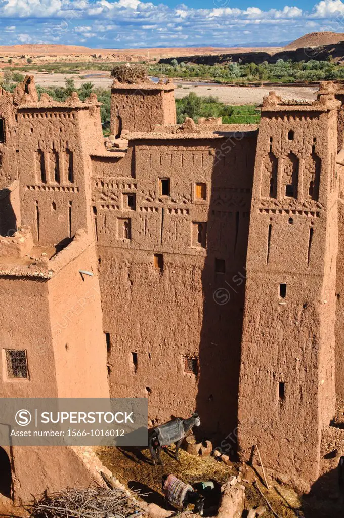 the ancient kasbah of Ait Benhaddou UNESCO World Heritage Site, Morocco