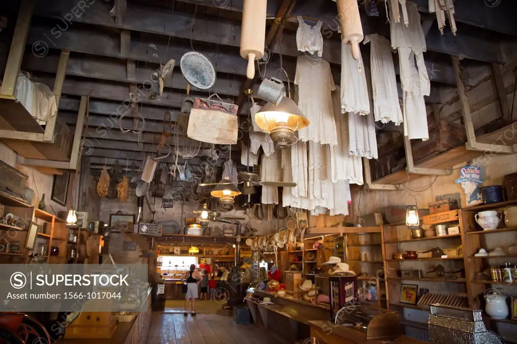 Barstow, California - A store at Calico Ghost Town, an 1880s silver mining town in the Mojave Desert that has been restored as a tourist attraction