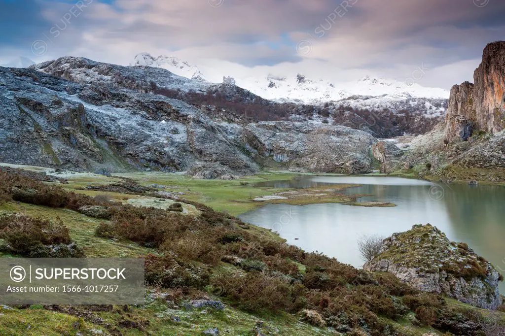 Lake Ercina, Covadonga, Picos de Europa National Park, Asturias, Spain