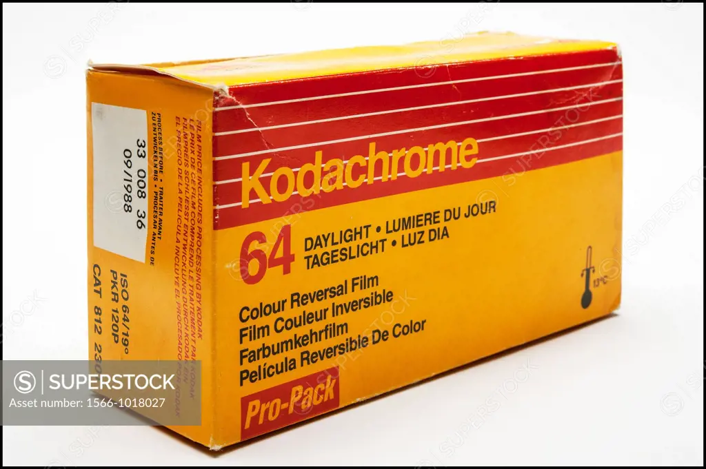 Kodachrome photographic roll film 120 pro-pack