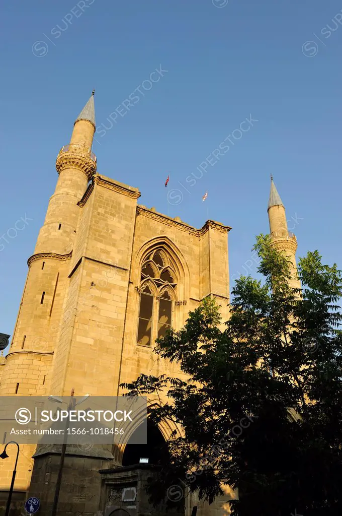 Agia Sofia Cathedral formerly Cathedrale Sainte Sophie turned into a mosque during the occupation by the Ottomans 1570 and renamed to Selimye mosque i...