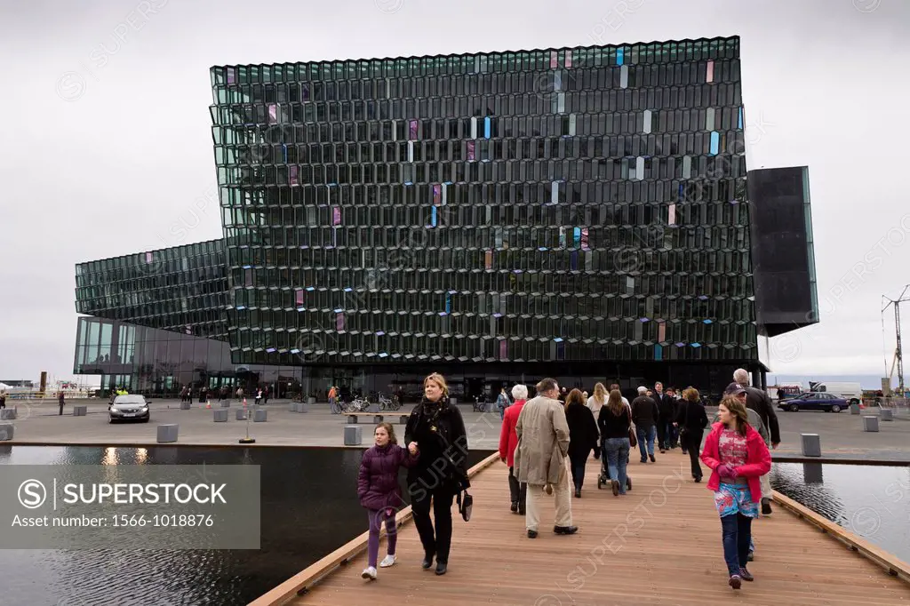 The opening of Harpa Concert Hall and Conference Centre, Reykjavik Iceland