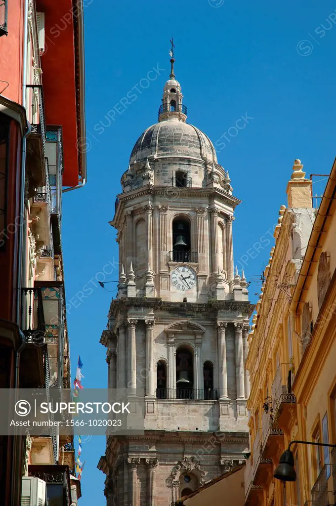 Cathedral-belfry, Malaga, Spain