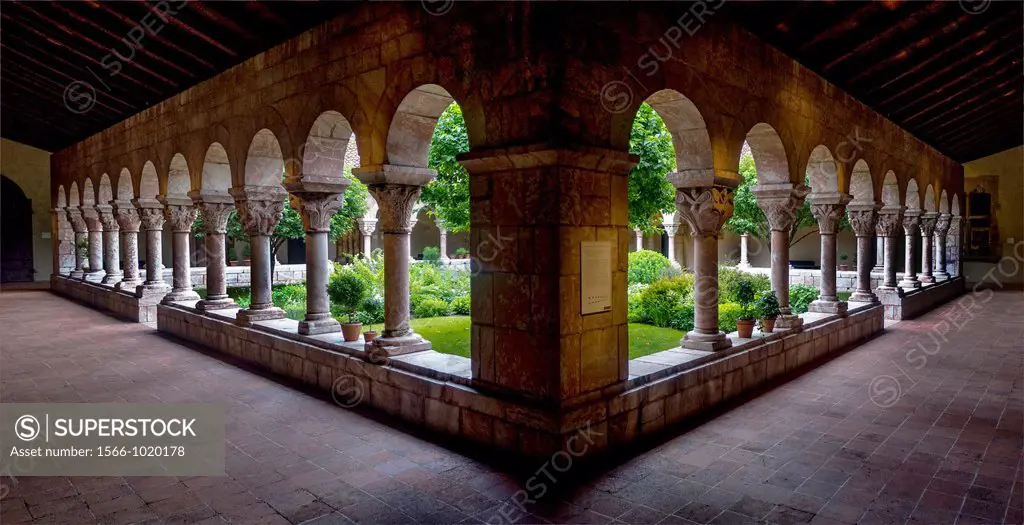 The medieval cuxa cloister is at The Cloisters Museum in New York City  It is part of a French cloistered abbey from the Middle Ages, re-created in th...