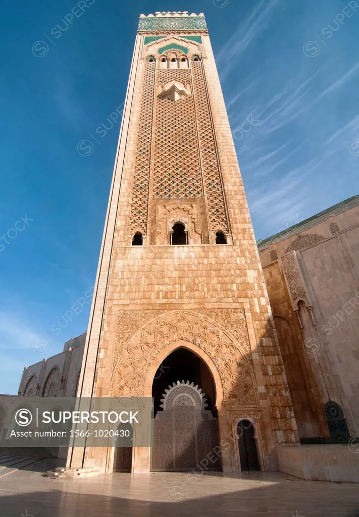 The amazing Hassan II Mosque in Casablanca, Morocco
