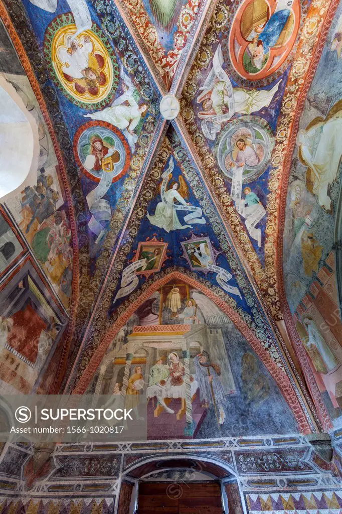 Saint Jokab in Kastelaz, a unique little church in south Tyrol near Merano and Tramin Frescos of the gothic part of the church The frescos are of inte...