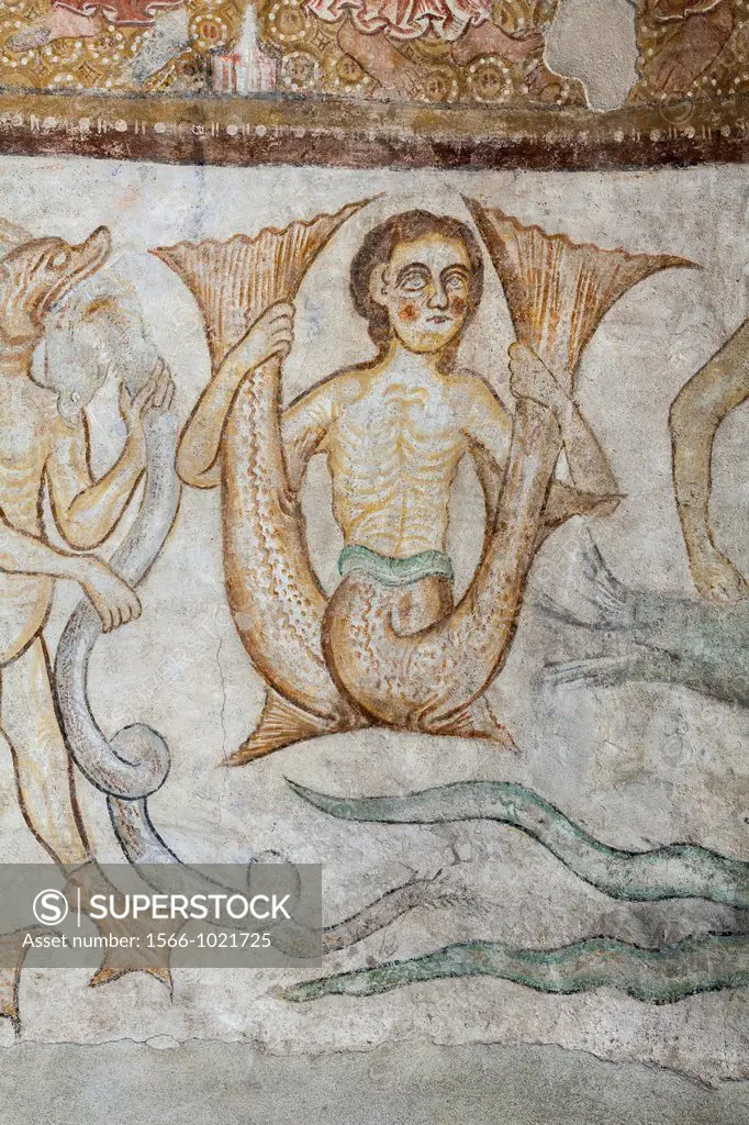 Saint Jokab in Kastelaz, a unique little church in south Tyrol near Merano and Tramin Siren or Mermaid, the romanic symbol for female sexuality The fr...