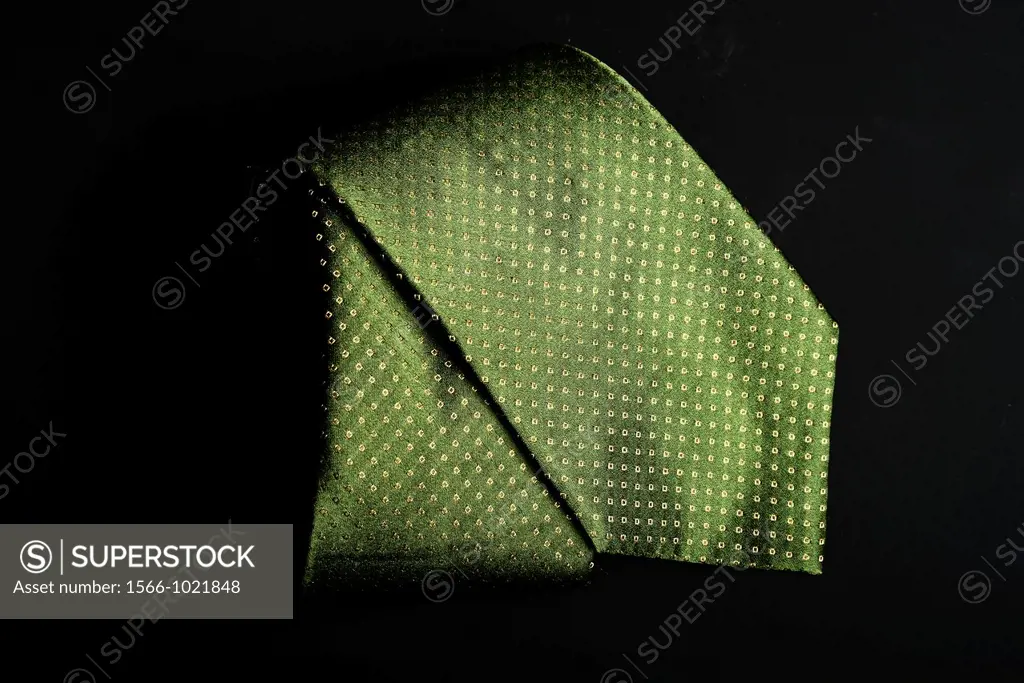 Green necktie