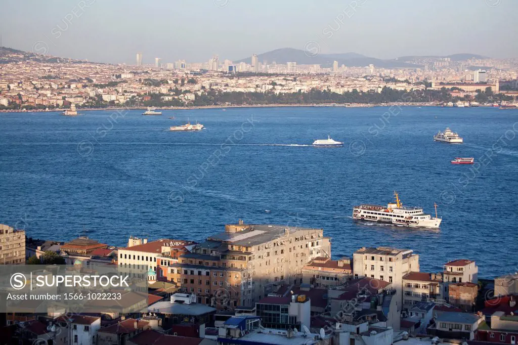 view on the eastern side of istanbul, from the Galata tower, Istanbul