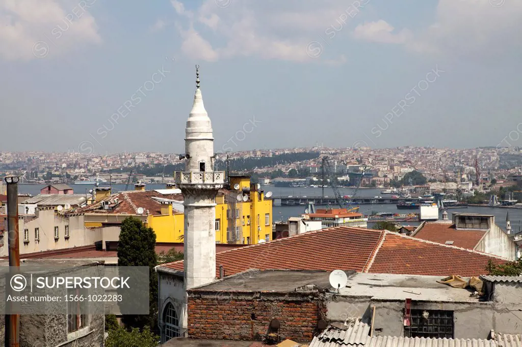 ataturk bridge over the golden horn, istanbul