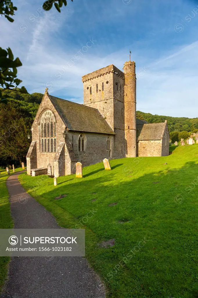 A view to St  Winifred´s Church dedicated to Saint Winifred, a Welsh saint, It is among the oldest and most architecturally significant parish churche...
