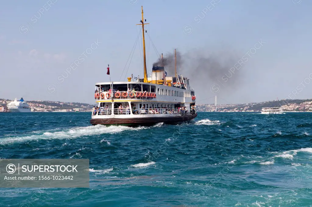 ferry on the Bosphorus, istanbul