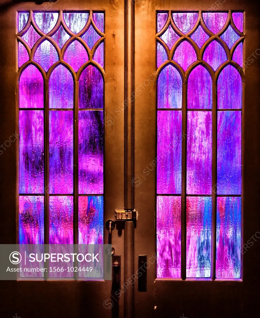 Stained glass  Flagler Memorial Presbyterian Church  St  Augustine, FL, USA