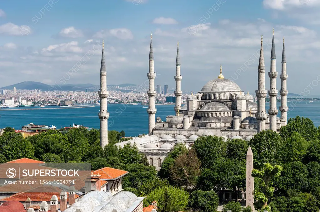 Sultan Ahmed Mosque or Blue Mosque, Istanbul, Turkey
