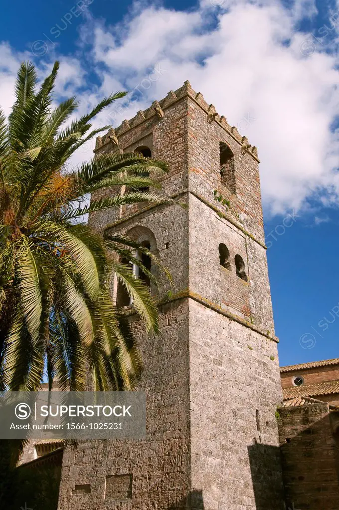 Church of Santa Maria de la Granada-tower, 13th century, Niebla, Huelva-province, Spain