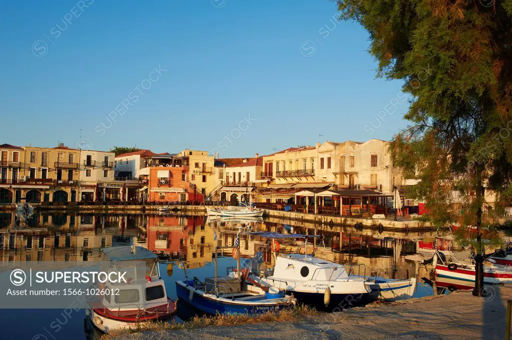 Greece, Crete island, Venetian port of Rethymnon