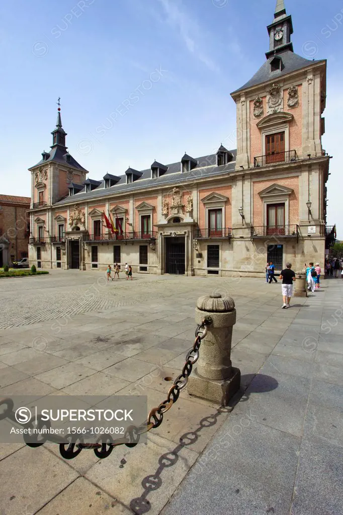 Spain, Madrid, Plaza de la Villa, Ayuntamiento, former City Hall,