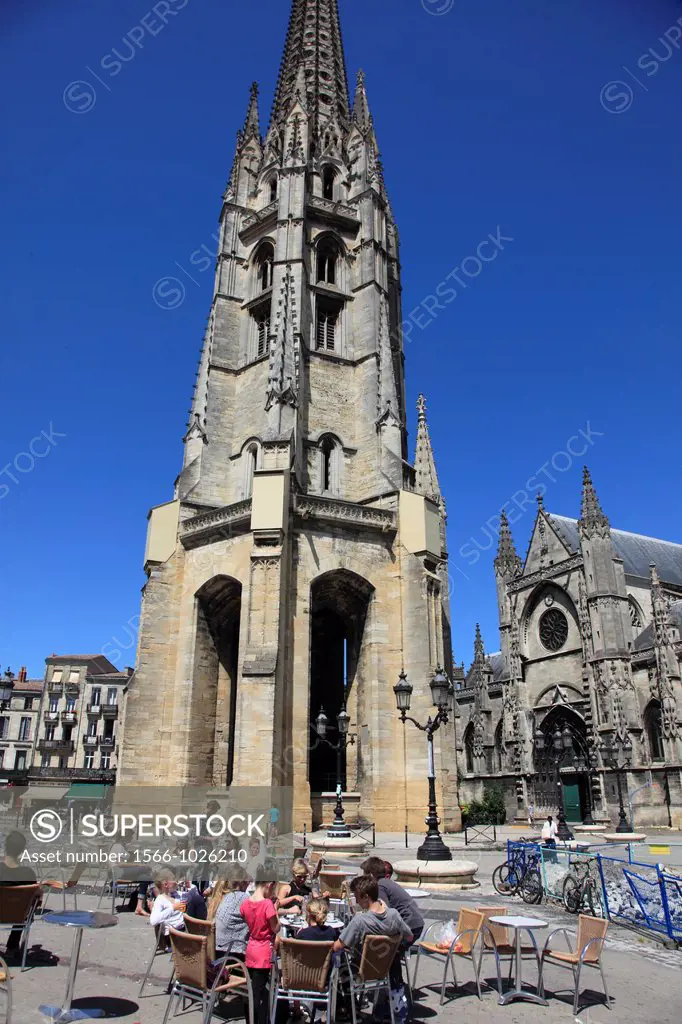 France, Aquitaine, Bordeaux, Basilique St-Michel, basilica,