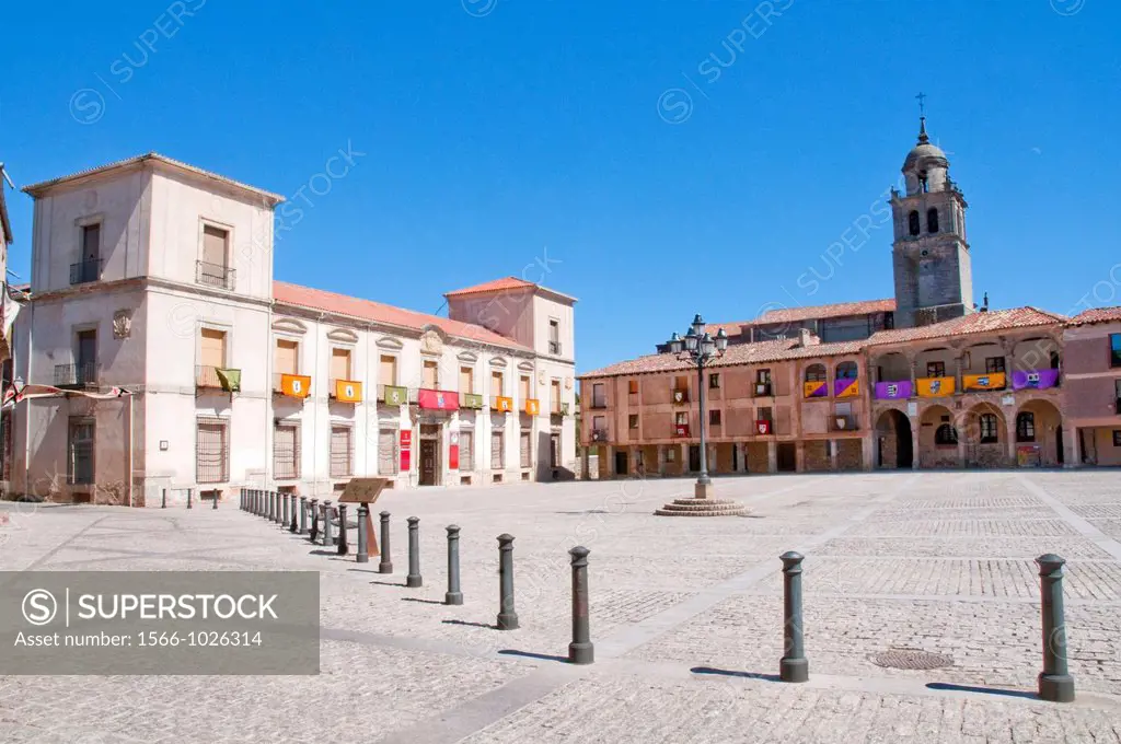 Main Square. Medinaceli, Soria province, Castilla Leon, Spain.