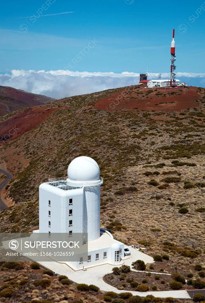 Themis Solar Telescope, ´Observatorio del Teide´ OT, Astronomical Observatory, Las Cañadas del Teide National Park, Tenerife, Canary Islands, Spain   ...