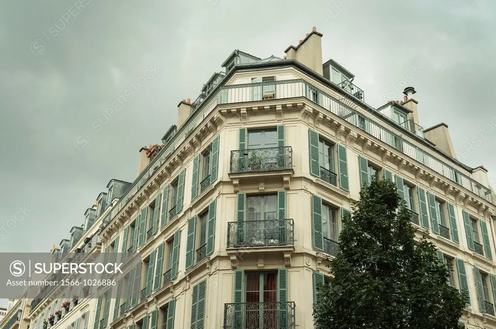Rue de Rivoli apartment block, Paris, France