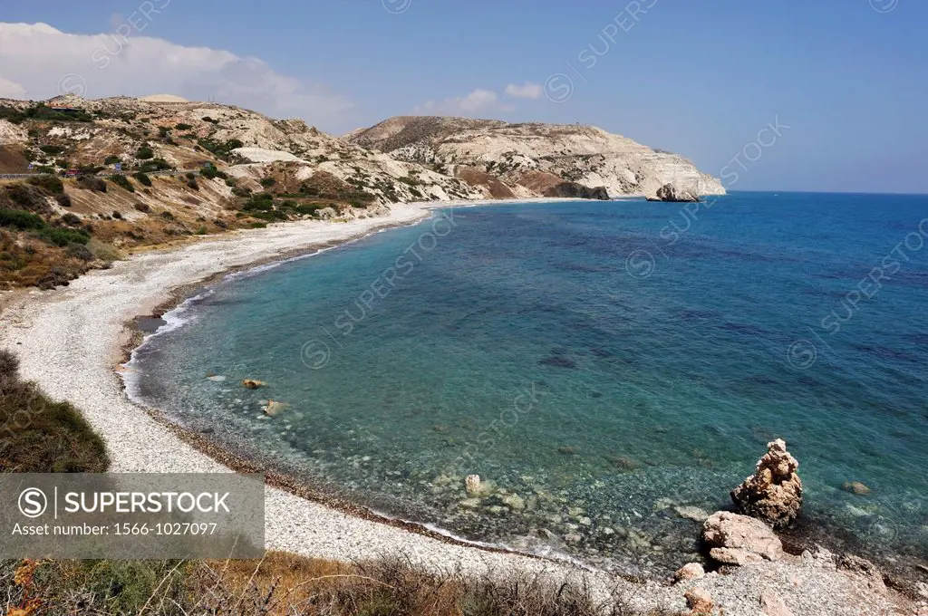 Petra Tou Romiou site, legendary Aphrodite´s birthplace, , Cyprus, Eastern Mediterranean Sea island, Eurasia