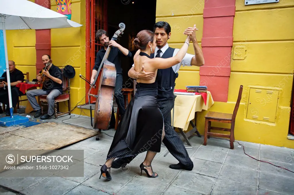 Tango, La Boca, Buenos Aires, Argentina, South America.
