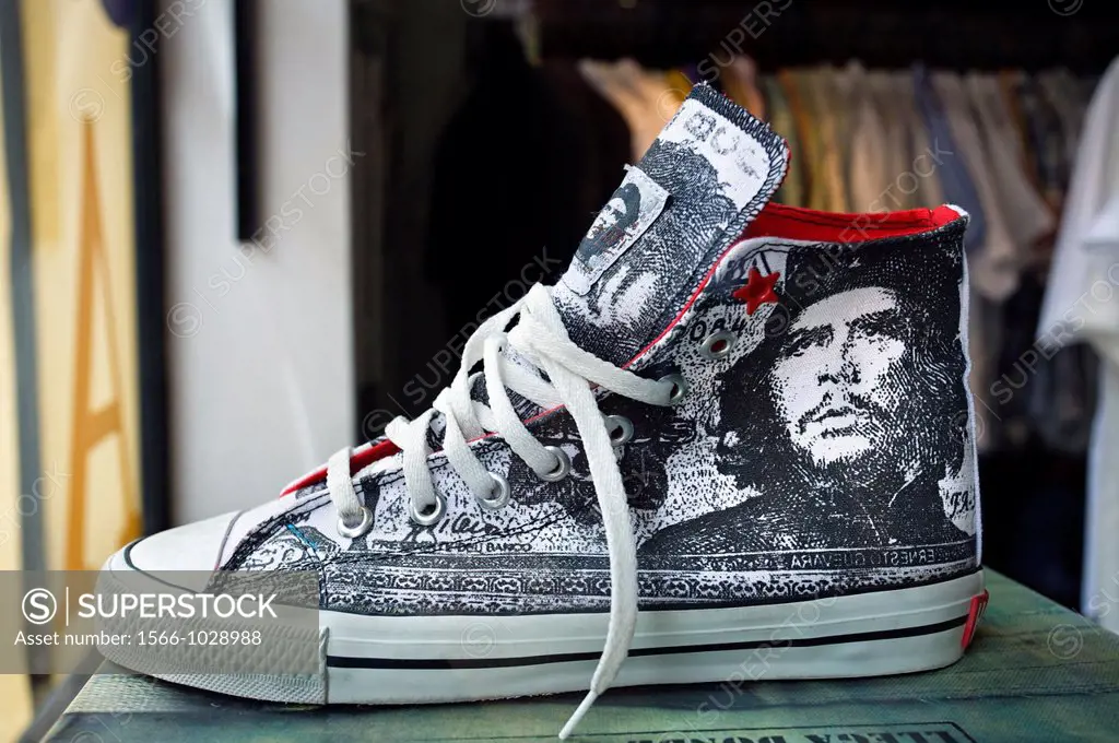 Che Guevara shoes  Shop, San Telmo District, Buenos Aires, Argentina.