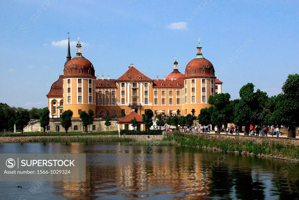 Moritzburg castle near Dresden - Caution: For the editorial use only  Not for advertising or other commercial use!