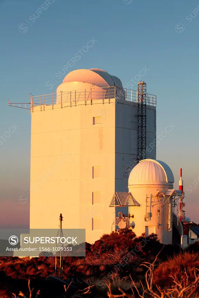 New Solar Telescope GREGOR, ´Observatorio del Teide´ OT, Astronomical Observatory, Las Cañadas del Teide National Park, Tenerife, Canary Islands, Spai...