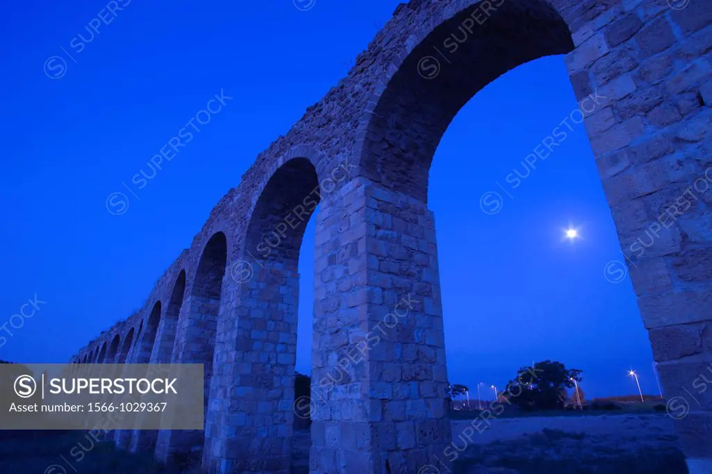 Old Ottoman Turkish Aquaduct Lohamei Hagetaott Kibbutz Acco Israel