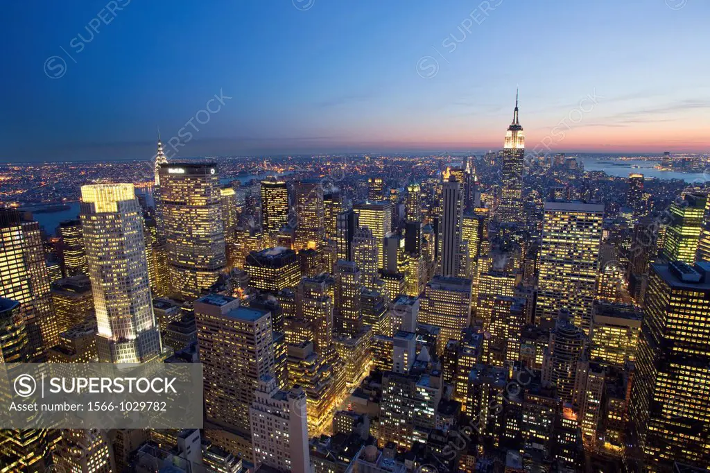Midtown Skyline Manhattan New York City USA
