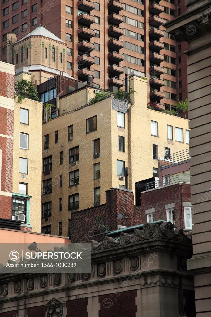 Architecture of Upper East Side  Manhattan  New York  USA.