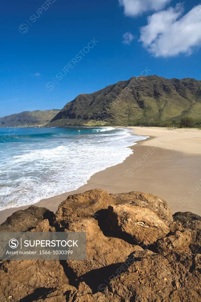 Makua Beach, Leeward Oahu, Hawaii, USA