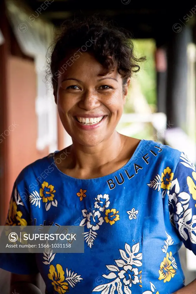 Fijian Woman, Taveuni, Fiji