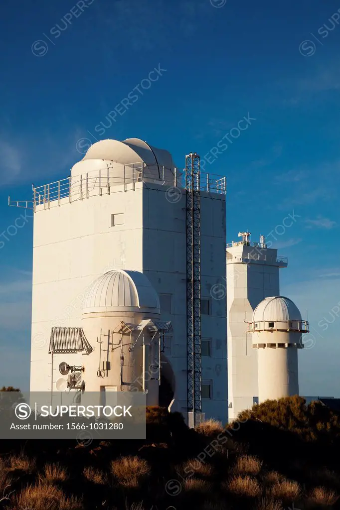 New Solar Telescope GREGOR, ´Observatorio del Teide´ OT, Astronomical Observatory, Las Cañadas del Teide National Park, Tenerife, Canary Islands, Spai...