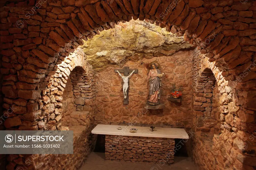 Cova de Santa Agnès at Sant Antoni de Portmany, Ibiza, Balearic Islands, Spain