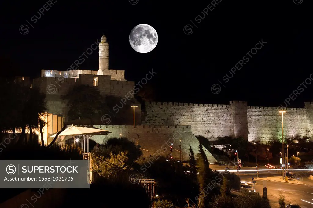 Old City Walls Tower Of David Jerusalem Israel