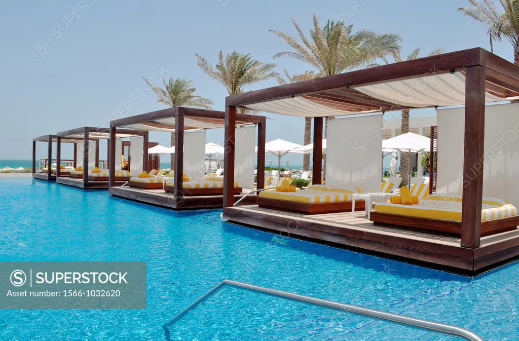 Abu Dhabi, United Arab Emirates: Monte Carlo Beach Club, at Saadiyat Island