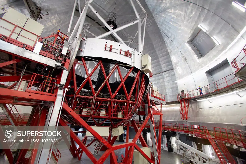 The Gran Telescopio CANARIAS GTC, Roque de los Muchachos Observatory, La Palma, Canary Islands, Spain   The Gran Telescopio CANARIAS GTC is a 10,4 met...