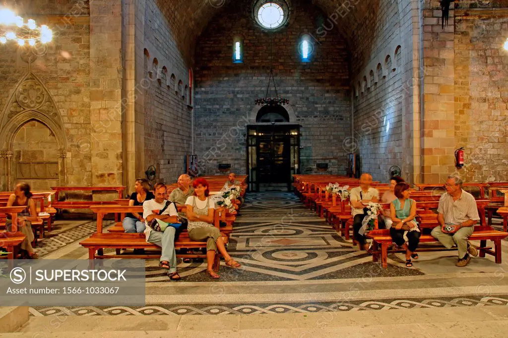 Monasterio de Sant Pau del Camp, Romanesque, Barcelona, Catalonia, Sapin