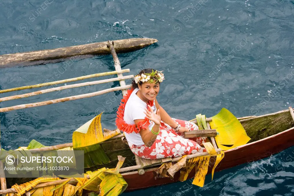 Welcoming ceremony, Kioa Island, Fiji, Melanesia, South Pacific