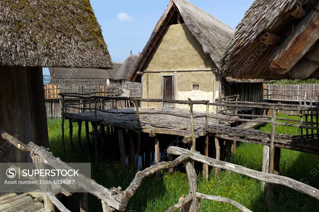 The Pfahlbauten is an open air museum displaying reconstructions of Neolithic and Bronze Age pile dwellings  The buildings are idealized reconstructio...