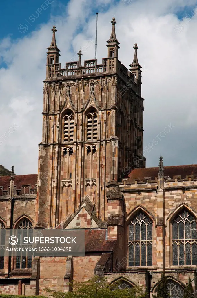 The medieval Priory at Great Malvern, Worcestershire